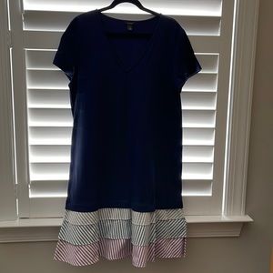 Halogen dress-navy blue-XL